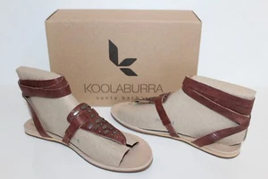 Sandalia Koolaburra 9 BR Mujer Anthropologie Acacia Correas Envoltura Kona Zapatos Marrones - Imagen 1 de 7