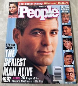 People Weekly Vol 48 No 20 Nov 1997 Sexiest Man Alive George Clooney Magazine