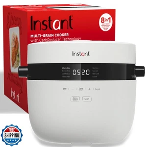 Instant Pot 20 Tassen Reiskocher, Reis und Getreide Multikocher mit Kohlenhydratreduzierung - Bild 1 von 5
