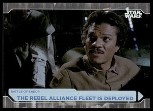 Topps Star Wars Battle Plans #81 Rebel Alliance Fleet Is Deployed 2021 FOIL NM - Picture 1 of 2