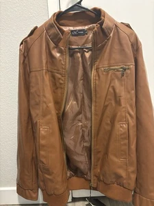 Homes CNC Faux Leather Jacket New XL - Picture 1 of 4