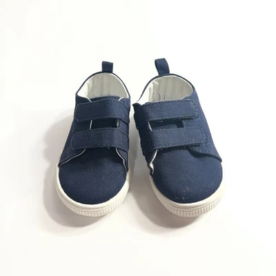 Bebés Niños Azul Marino Primer Caminante Zapatos Tenis Suaves 12cm US4 9–12M Suavemente Usados Foto 1 de 4