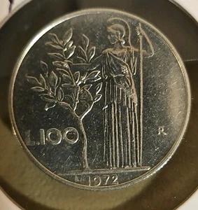 1972 Italy 100 Lire - Picture 1 of 2