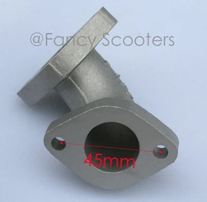 NEW INTAKE MANIFOLD PIPE 70CC 90CC 110CC 125CC ATV DIRT BIKE LIFAN SUNL KAZUMA - Picture 1 of 4