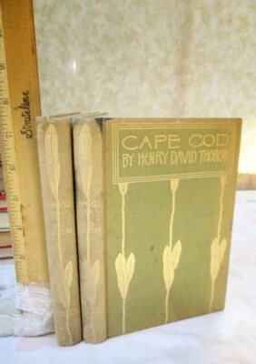 2Vols,CAPE COD,1896,Henry David Thoreau,Illustrated - Image 1 of 4