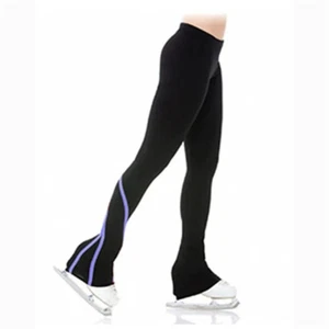 Ice Figure Skating Pants Women Girl Training Trousers Teens Adult Black Kids - Picture 1 of 5