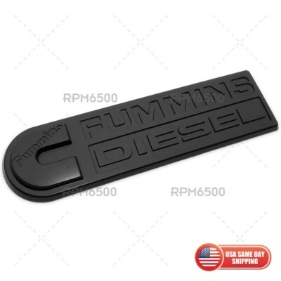 CUMMINS FUMMINS DIESEL FENDER DOOR TAILGATE BADGE EMBLEM FIT RAM DODGE BLACKOUT Foto 1 de 4