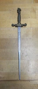 Gladiator Warrior Sword Old Letter Opener Page Turner Decorative Desk Art Tool - Picture 1 of 12