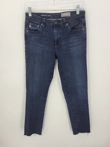 Adriano Goldschmied Jeans Damen 26R Dark Wash Pima Ankle Cigarette Leg Denim - Bild 1 von 12