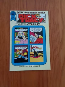 Dick Tracy: Seine Mutter ist Leopard, wöchentlich #80, März 1989 SC - Bild 1 von 1