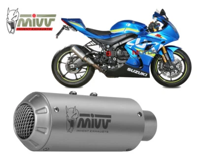Terminale Scarico MIVV MK3 Inox per SUZUKI GSX-R 1000 2017 > 2020 - Immagine 1 di 4