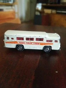 Tomica #41 FUJI Heavy Industries Semi Decker Tour Bus 1:148 Scale Vintage Japan - Picture 1 of 7