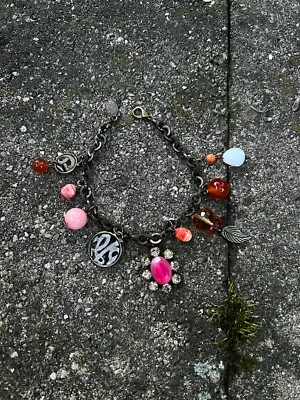 Pulsera Philippe Ferrandis Latón Dije Cristal Swarovski, Latón, Estrás Foto 1 de 4