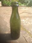 Antique/vintage green glass chemists bottle Medico Ltd Blackburn 20cm tall