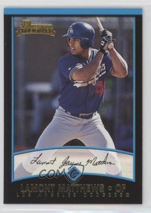 2001 Bowman Draft Lamont Matthews #BDP15