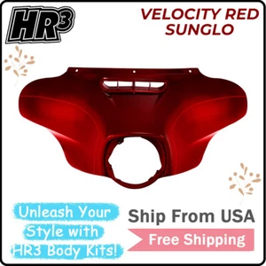 Outer Fairing Fit For Harley Touring Street Glide 2014-2024 Velocity Red Sunglo - Picture 1 of 9