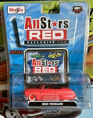 Maisto All Stars RED CHASE 1950 Mercury Target exclusivo - ¡Envío GRATIS! Foto 1 de 2