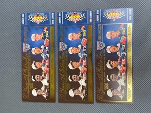 3 unused NASCAR Charlotte 1998 Coca Cola Pole Night Tickets, 50 yrs of NASCAR - Picture 1 of 3