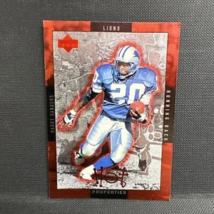 BARRY SANDERS Thurman Thomas 1995 Upper Deck Hot Properties Detroit Lions A1K - Picture 1 of 2