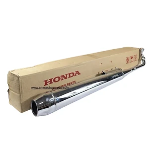 Exhaust Pipe Honda C70 Passport '81-83 C70CW'94 C70Z C90 GB '82-84 Muffler Comp - Bild 1 von 4