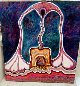 TOMAS MARAIS ( 1931-2004) Cuban/French Painter Original Oil ca. 1992  32x34 - Picture 1 of 16