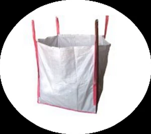 1 Stück Big Bag 1500kg - 90x90x90 cm mit 4 Schlaufen BigBags Steine Bag - Bild 1 von 1