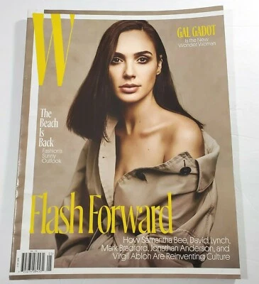 Gal Gadot W Magazine May 2017 Wonder Woman Samantha Bee David Lynch Foto 1 de 4