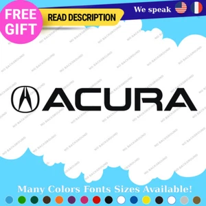 Fits Acura Decals Stickers Vinyl Integra RSX DC2 JDM TSX TLX RDX NSX Type VTEC - Picture 1 of 84