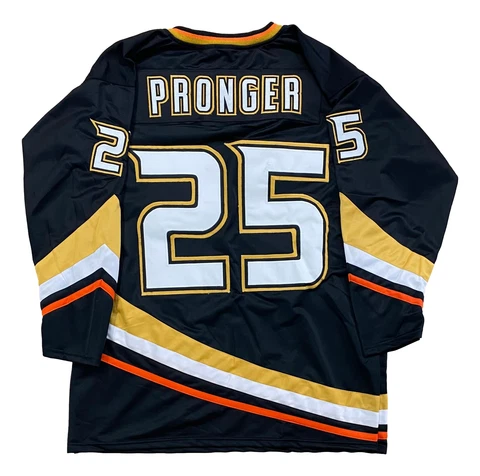 Chris Pronger Anaheim Custom Pro-Style Hockey Jersey Cover