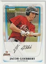 2011 Bowman - JACOB GOEBBERT - 1ST BOWMAN PROSPECTS #BP65 - Houston Astros