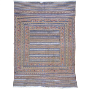 Soumak feiner Stammes afghanischer Surmai handgefertigter Wollteppich (Größe 4,2 x 5,8) Brrsf-1068 - Bild 1 von 10