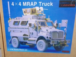 1/35 SCALE RESIN KIT ~ LEGEND # LF1235 ~ 4 X 4 MRAP TRUCK KIT~NOT SEALED - Picture 1 of 9