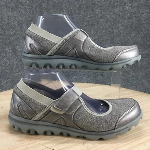 Propet Shoes Womens 9.5 B Onalee Casual Mary Jane Flats WAA003J Grey Fabric - Picture 1 of 16