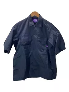 nanamica short sleeve shirt FIELD H S half M nylon Black Used - Picture 1 of 6