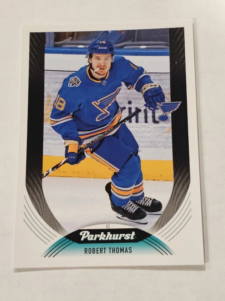 Robert Thomas 2020-21 Upper Deck Parkhurst Hockey Base Card #120 St. Louis Blues - Image 1 of 2
