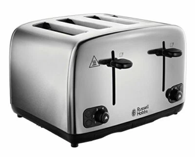 Russell Hobbs  4 Slice Stainless Steel Toaster 24090 - Image 1 of 4