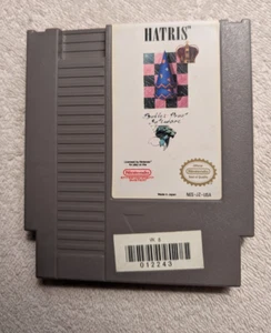 Nintendo NES Hatris Cartridge with Case TESTED - Picture 1 of 4