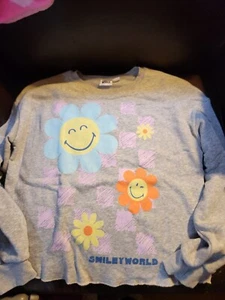 Smiley World Girls Sweatshirt - New - Size XL - Picture 1 of 2