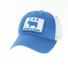 C&B Farm+Outdoors Legacy Old Favorite Trucker Medium Blue Bull Patch Cap Hat