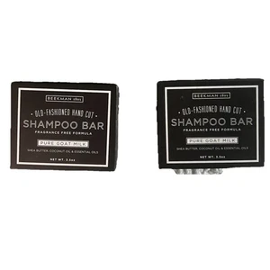 Beekman 1802 Old Fashioned Hand Cut Shampoo Bar 3.5 oz Goat Milk Fragrance Free - Picture 1 of 3