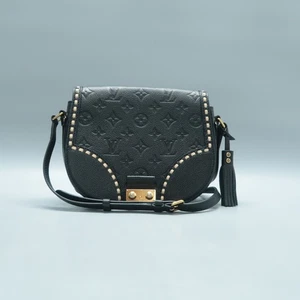 Louis Vuitton Junot Black Monogram Leather Shoulder Bag  C_ZY0000400852 - Picture 1 of 12