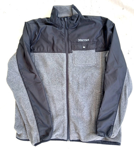 VETEMENTS Giacca Marmot uomo XL soft shell full zip pile nylon escursionismo outdoor passeggio