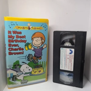 It Was My Best Birthday Ever, Charlie Brown (VHS, 1997, Clamshell) - Picture 1 of 1