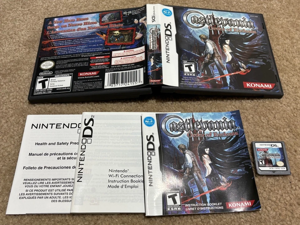 Nintendo DS Castlevania Order Of Ecclesia (NTSC-U) 100% Complete Like New - Image 1 of 1