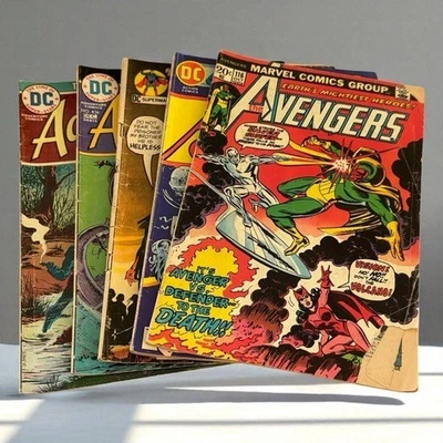 Коллекция винтажных экшн и приключенческих комиксов лот (5) б/у состояние товара - Изображение 1 из 4