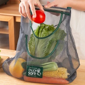 Mesh Bag Storage Bag Hanging Bag Kitchen Tools Kitchen Wall-hanging Type - Picture 1 of 14