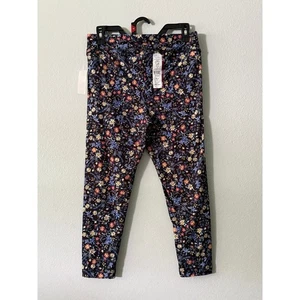 Time and Tru Damen-Leggings Blumenmuster hoher Bund Größe S (4-6) neu mit Etikett - Bild 1 von 3