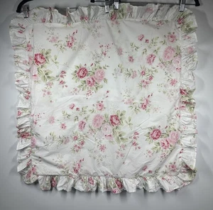 Rachel Ashwell Kissenbezüge Shabby Chic Rosa Misty Rose Rüschen 29”x29” - Bild 1 von 9