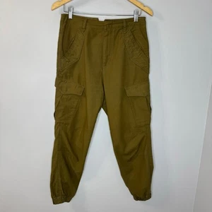 Rag & Bone Field Cargo Joggers Pant Dark Olive Green Military Style Women's 27 - Picture 1 of 18