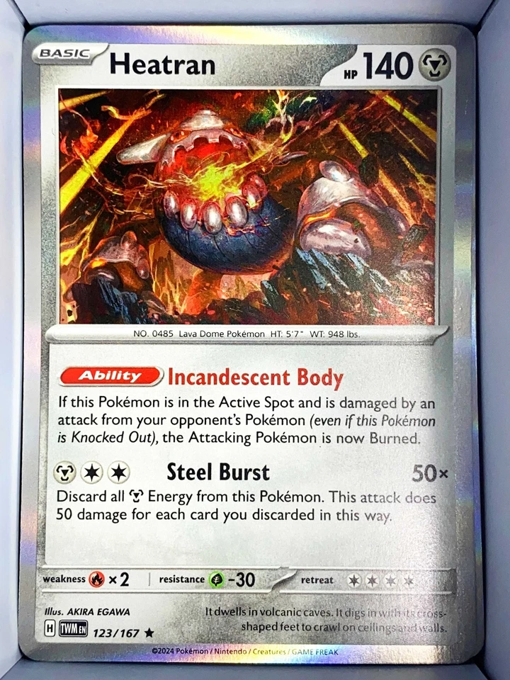 Heatran 123/167 Twilight Masquerade English 2024 holo - Image 1 of 1